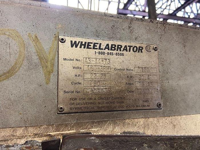 Excellent 2004 Wheelabrator A3-44873 #TAB3040
