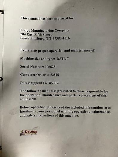 Excellent Delong Super 7