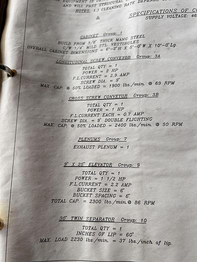 Very good 1996 BCP A4-7365 Roll Conveyor