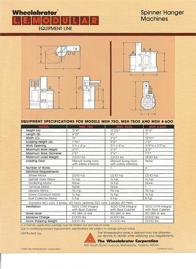 Excellent Wheelabrator MSH 600