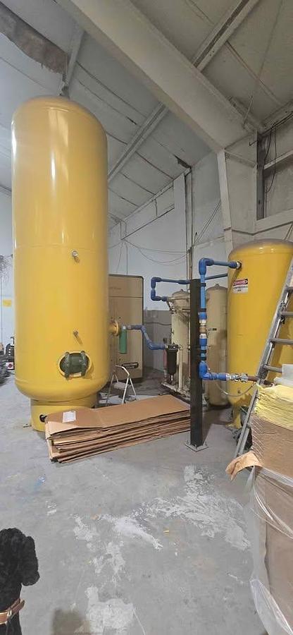 Excellent Outdoor Industrial Sandblasting Setup