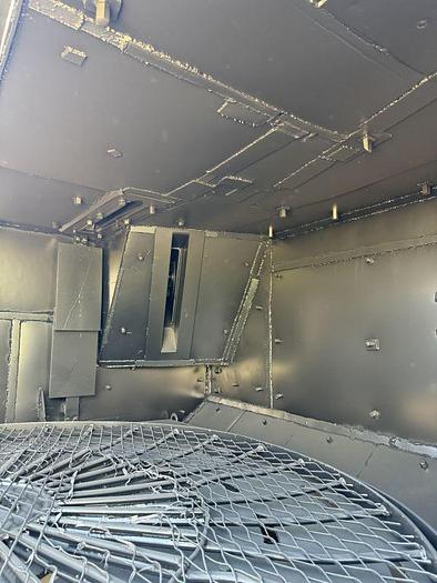 Good Wheelabrator 96" Double Door Swing Table