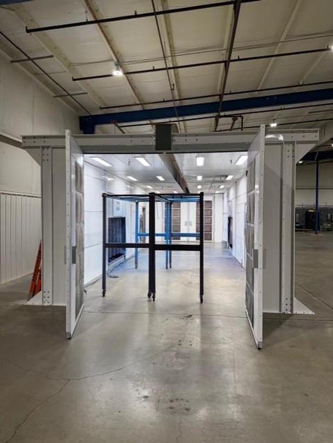 Like new GAT Powder Oven | ROHNER Powder Booth | Empire Abrasive blast booth