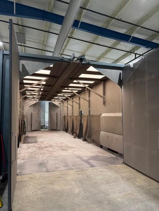 Like new GAT Powder Oven | ROHNER Powder Booth | Empire Abrasive blast booth