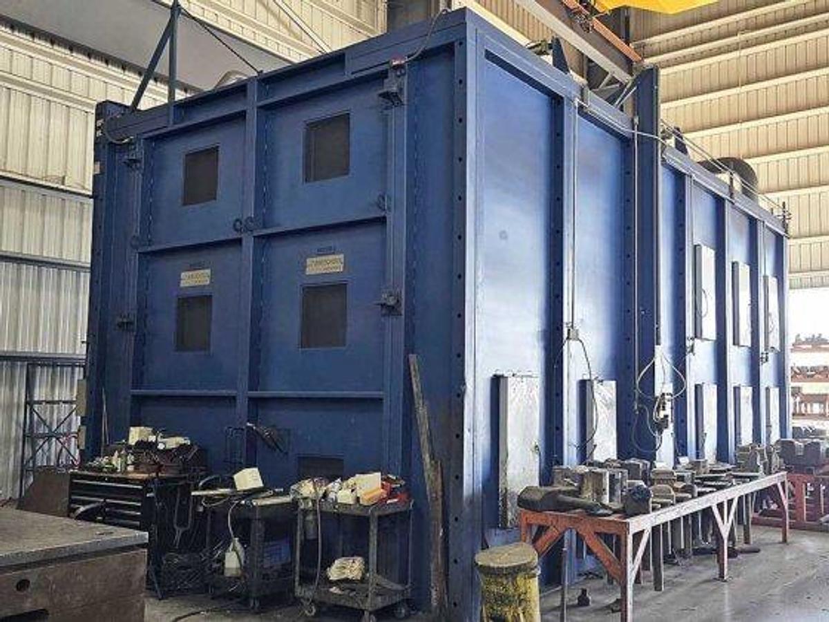Like new 2016 Wheelabrator ABM 16' x 15' x 30 Blast Room