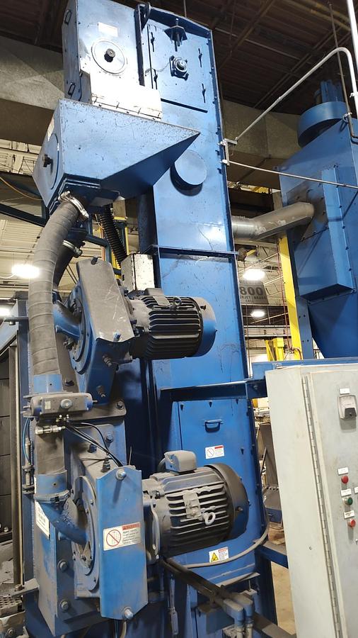 Like new 2012 Wheelabrator 48" Fixed Table