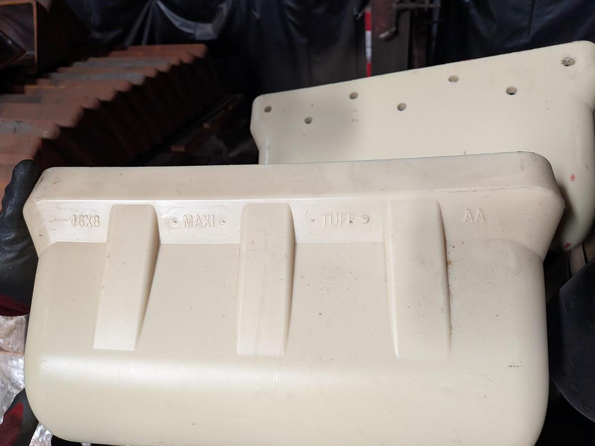 Like new Maxi-Lift Maxi-Tuff AA Cast Nylon Elevator Buckets