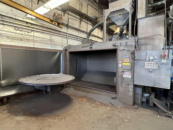 Very good Wheelabrator 72" Swing Table