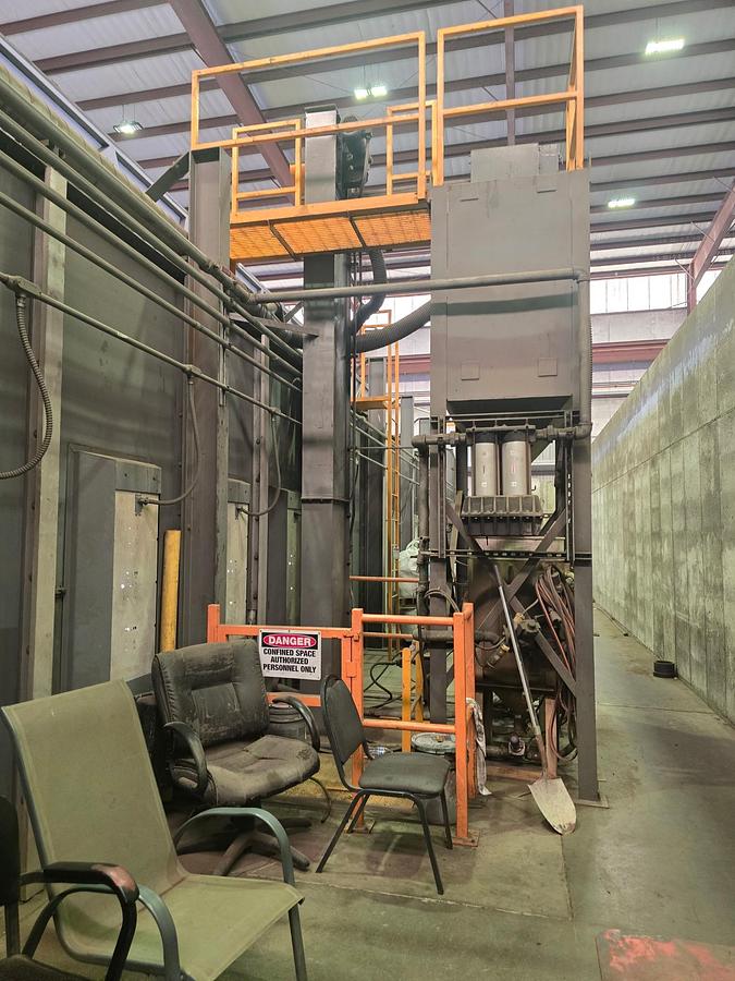 Excellent 2008 GFS Global Finishing Systems Blast Room/Paint Room
