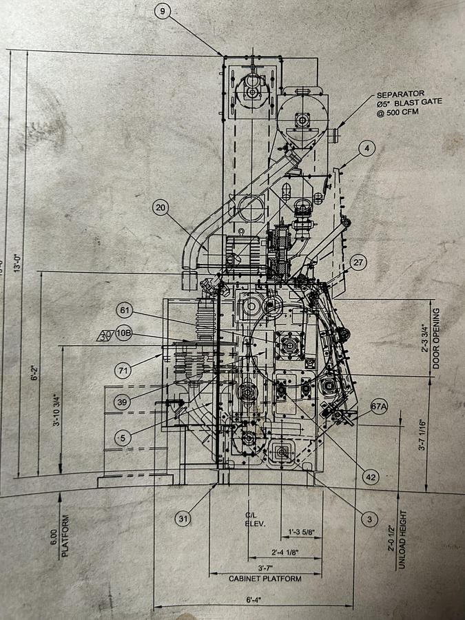 Very good 2016 Wheelabrator TMR-07-1-25 #TUM 5005