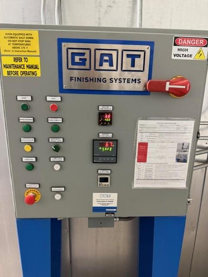 Like new GAT Powder Oven | ROHNER Powder Booth | Empire Abrasive blast booth