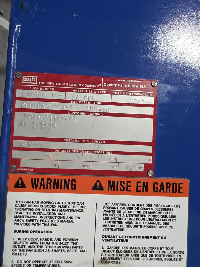 Like new 2011 Empire HDFT3-18 #DC 6001