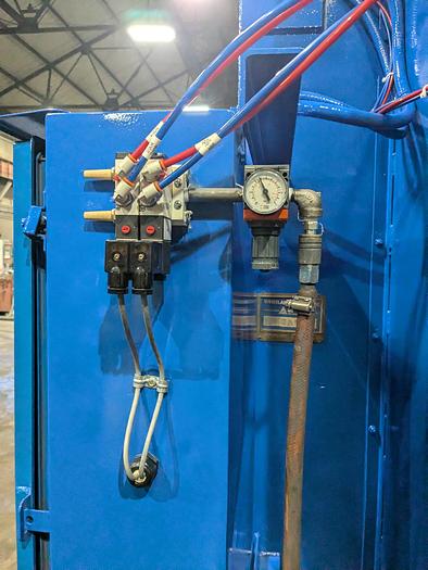 Excellent Wheelabrator 72" Swing Table