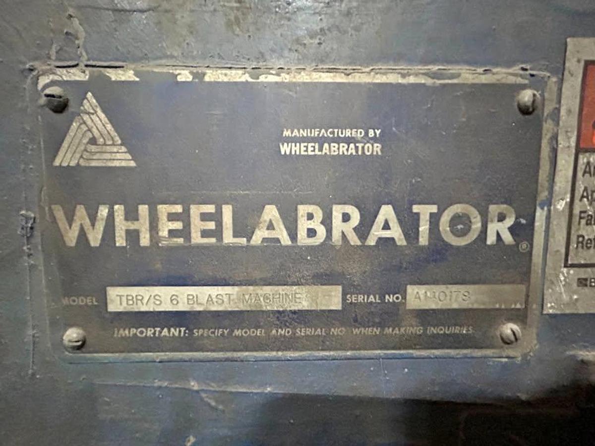 Like new Wheelabrator TBR-6