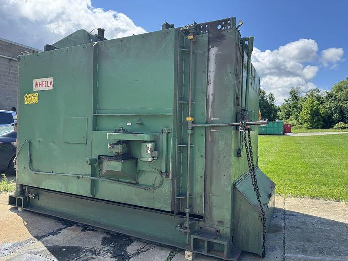 Good Wheelabrator 96" Double Door Swing Table