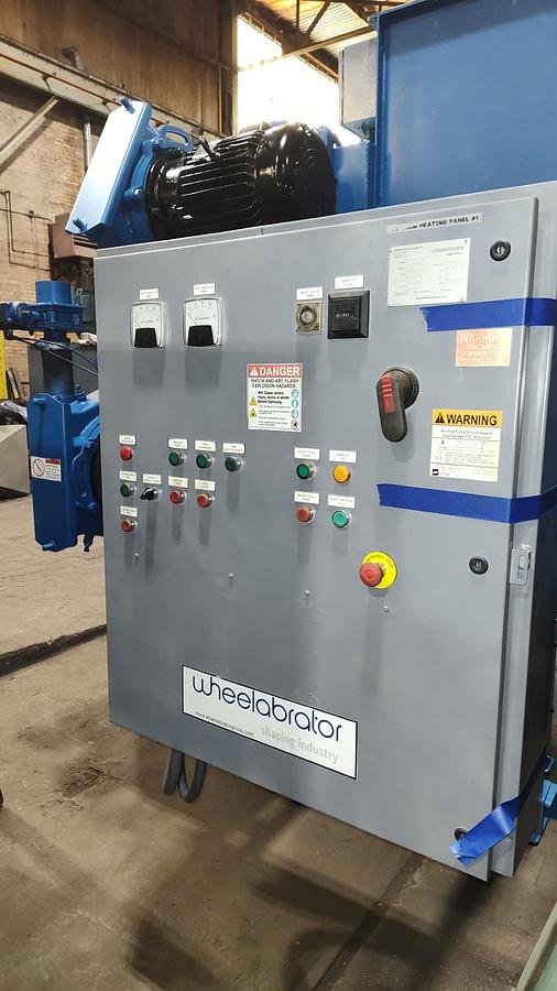 Like new 2012 Wheelabrator 48" Fixed Table