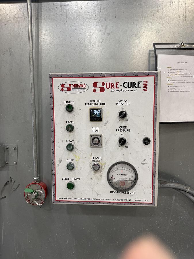 Like new Standard Tools & Equipment Sure-Cure AMU Paint Booth / Batch Oven