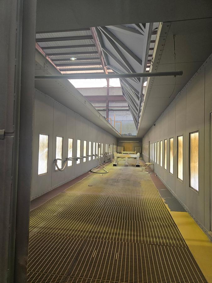 Excellent 2008 GFS Global Finishing Systems Blast Room/Paint Room