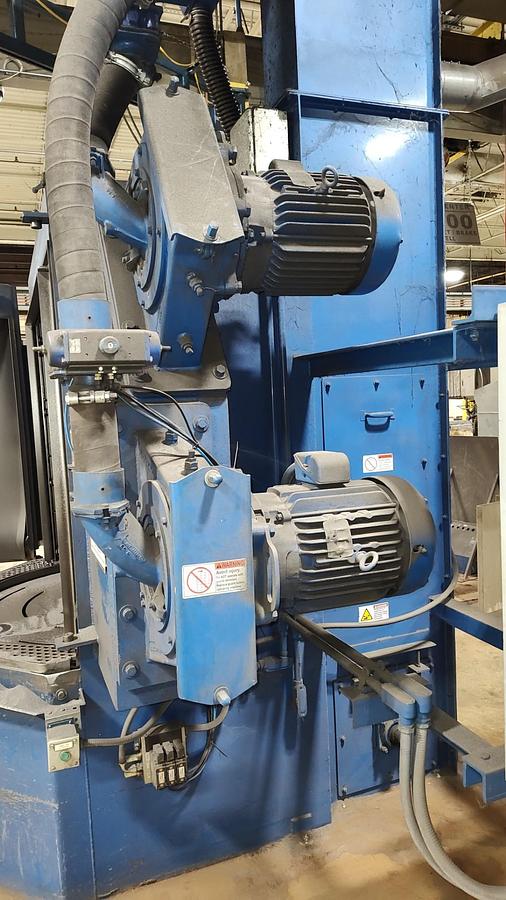 Like new 2012 Wheelabrator 48" Fixed Table