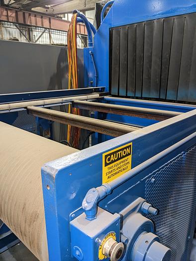 Like new Wheelabrator 8 Wheel Mesh Belt