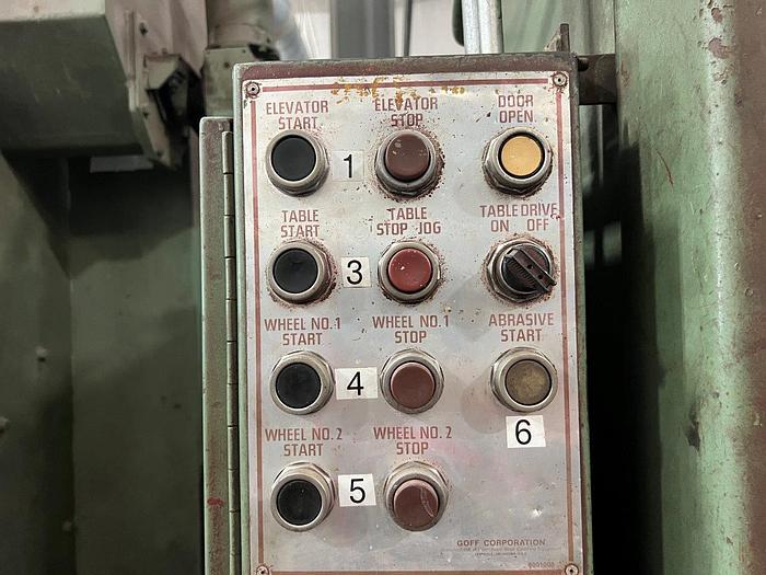 Very good 1984 Goff 72" fixed table