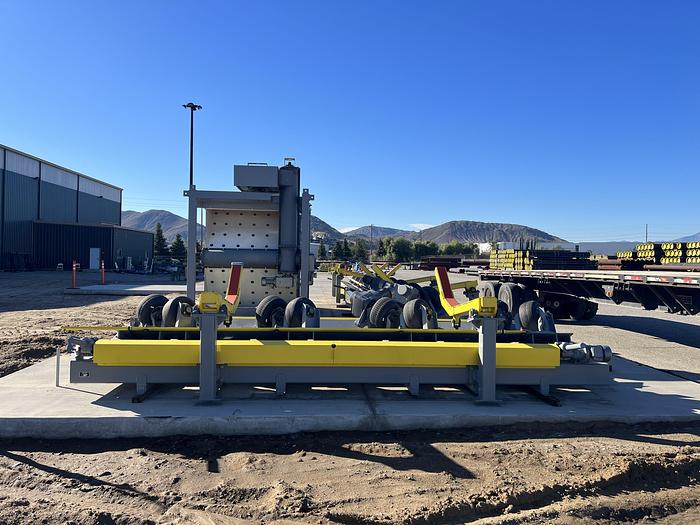 Like new 2022 Anticorrosion Technologies 6" - 60" Skew Roll #SR 5001