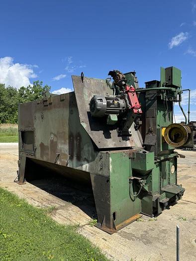 Good Wheelabrator 96" Double Door Swing Table