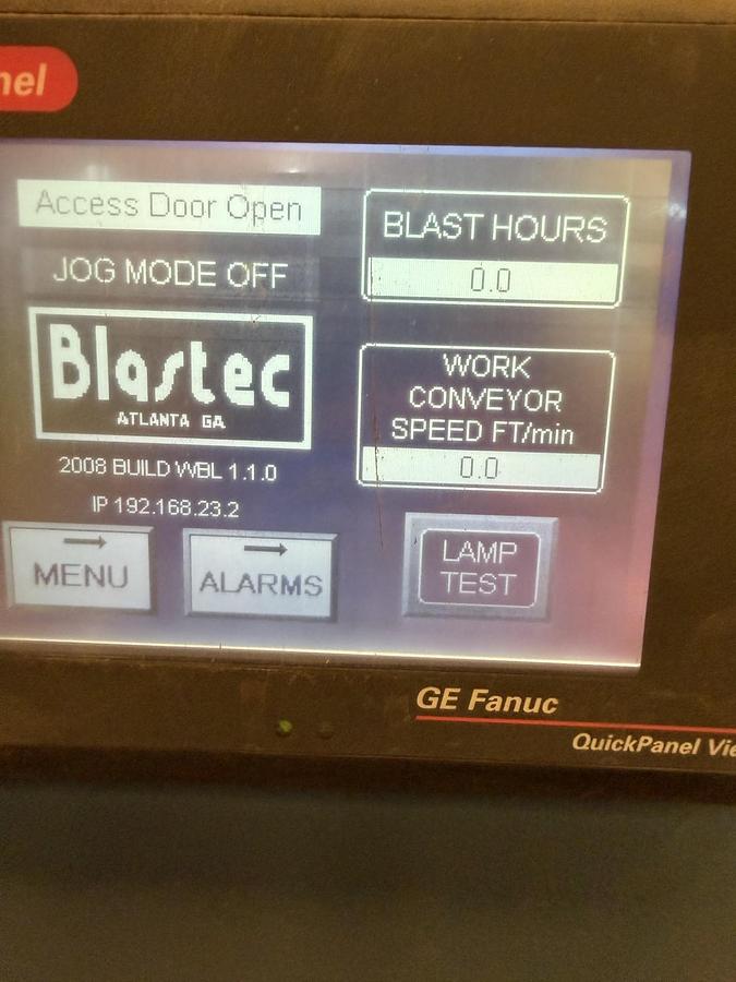 Like new 2008 Blastec 10' Plate #CON  6004