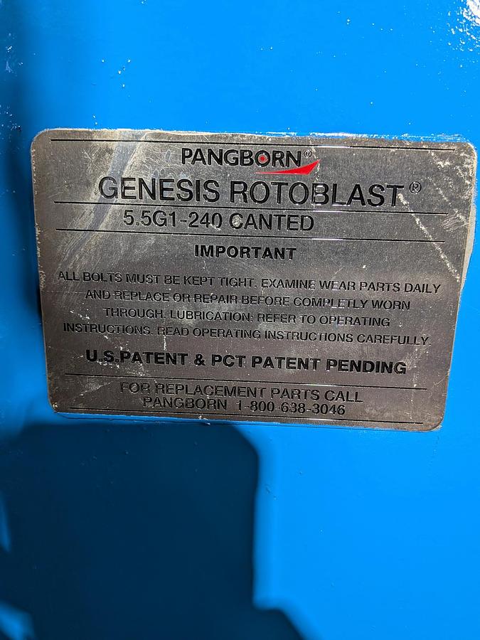 Like new Pangborn 5.5 G1 Genesis #Part 6001
