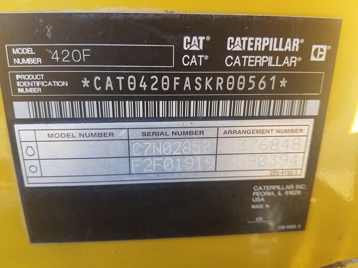 Used 2012 CATERPILLAR 420F