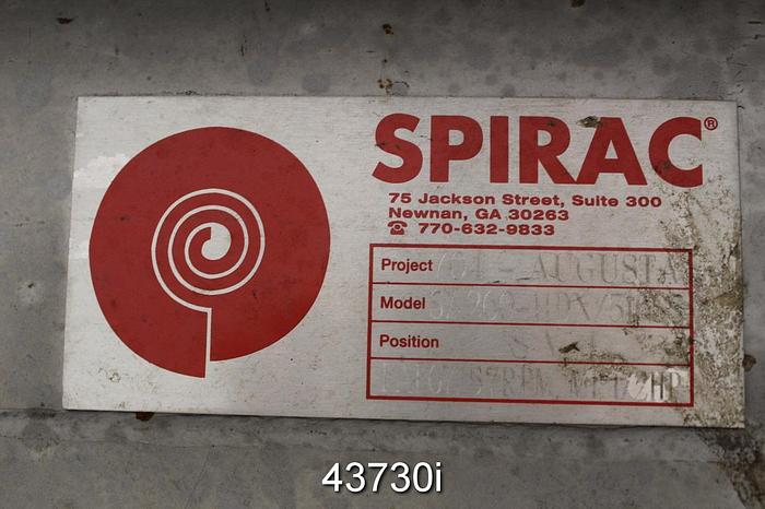 Used Spirac SA260-HDX/316SS Sand Seperator #43730