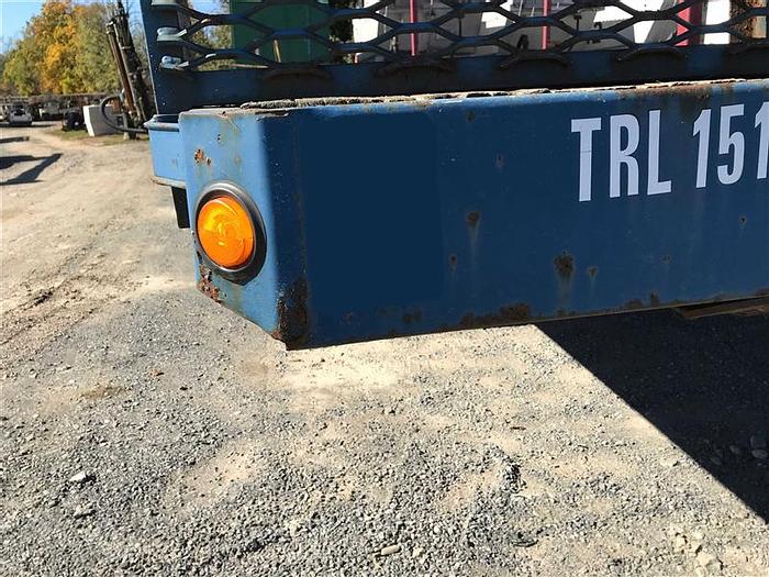 Used 2000 Fontaine Tandem-Axle Flat Bed Trailer - Blue