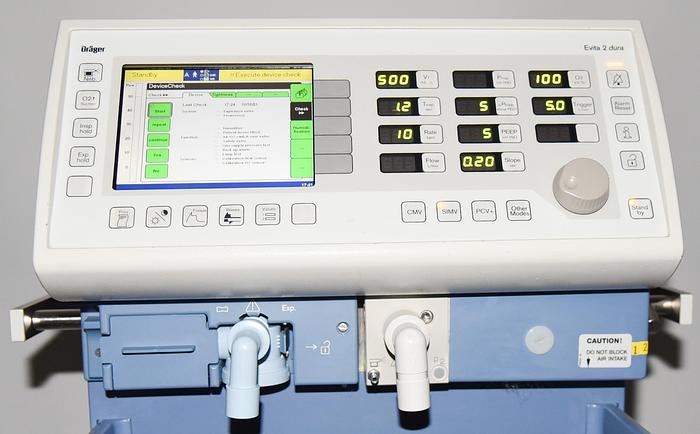 Used EVITA 2 DURA DRAGER VENTILATOR