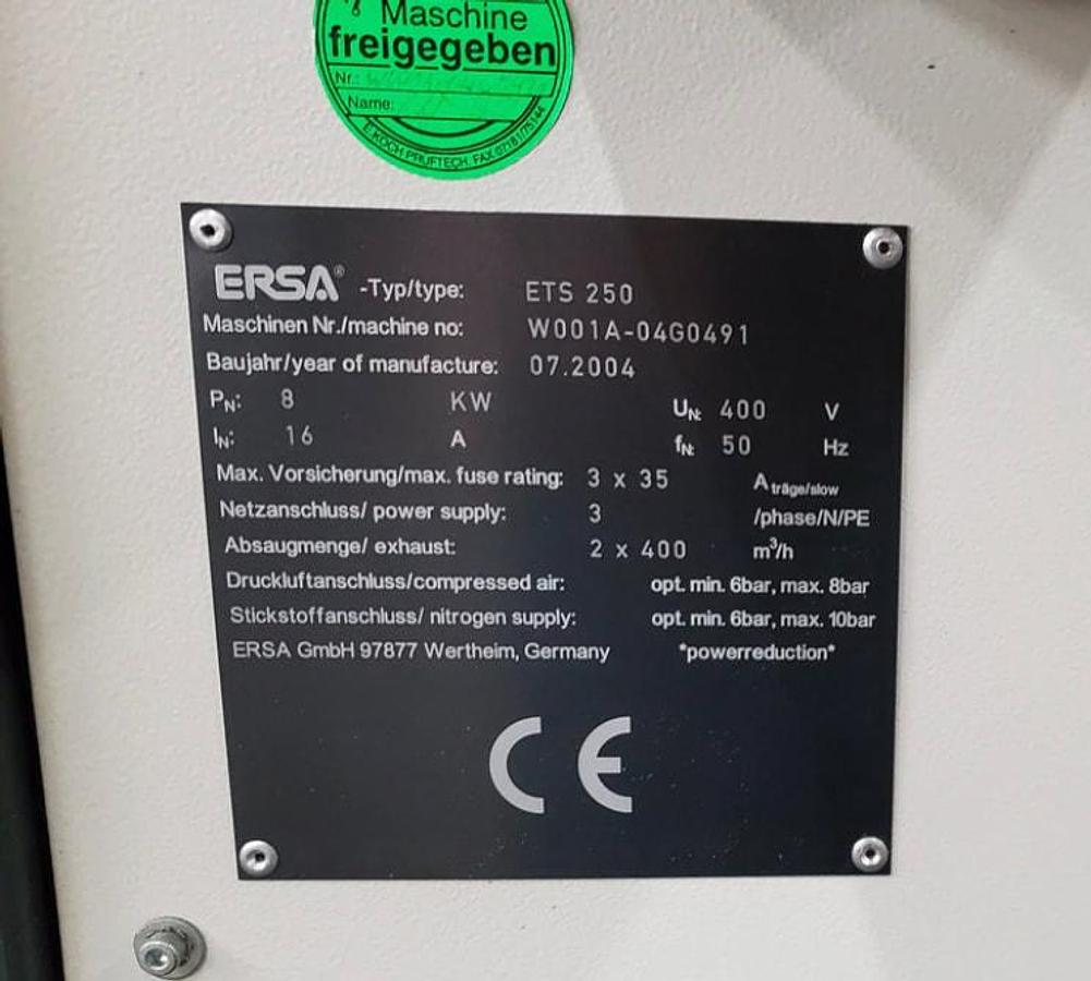 Used (SOLD) ERSA ETS 250 Bench-Top Wave Solder