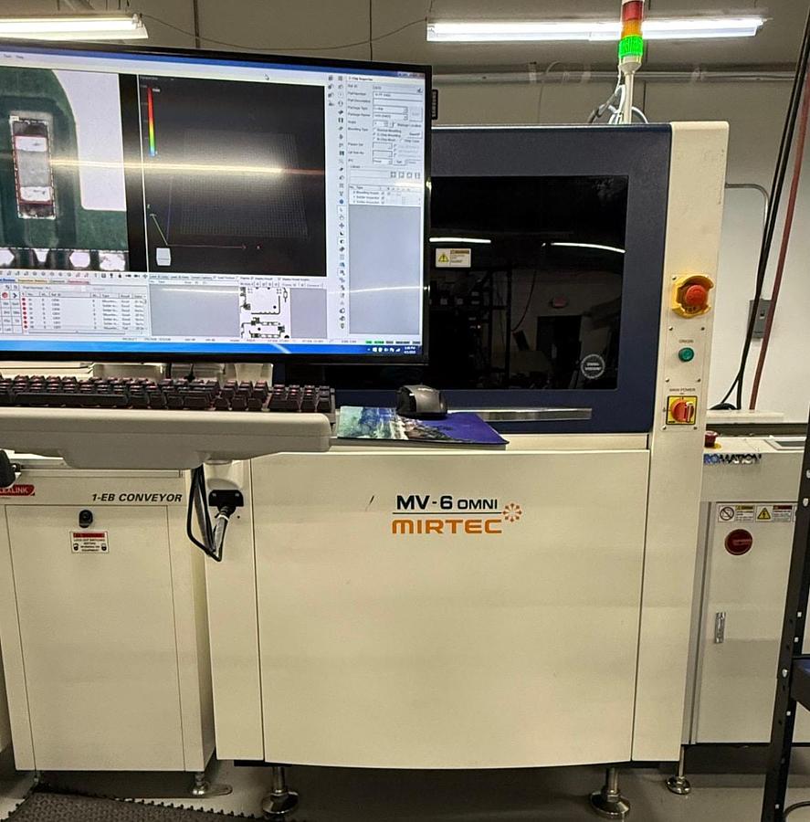 Used (SOLD) 2017 Mirtec MV-6 OMNI 3D Inline AOI