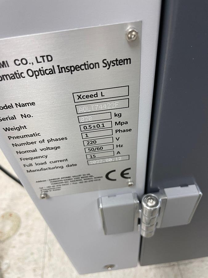Used 2022 PARMI Xceed L 3D AOI