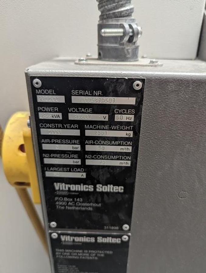 Used (SOLD) 2005 Vitronics Soltec 6622 Lead Free Wave Solder