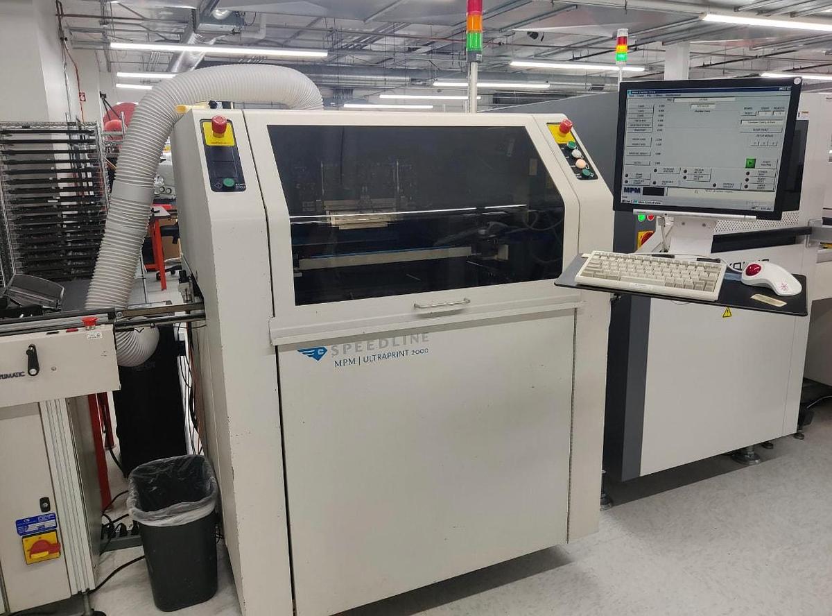 Used (SOLD) 2008 SPEEDLINE MPM UltraPrint UP2000/B Screen Printer