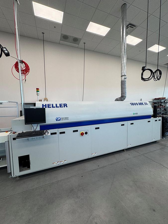 Used (SOLD) 2010 Heller 1809MKIII Solder Reflow Oven