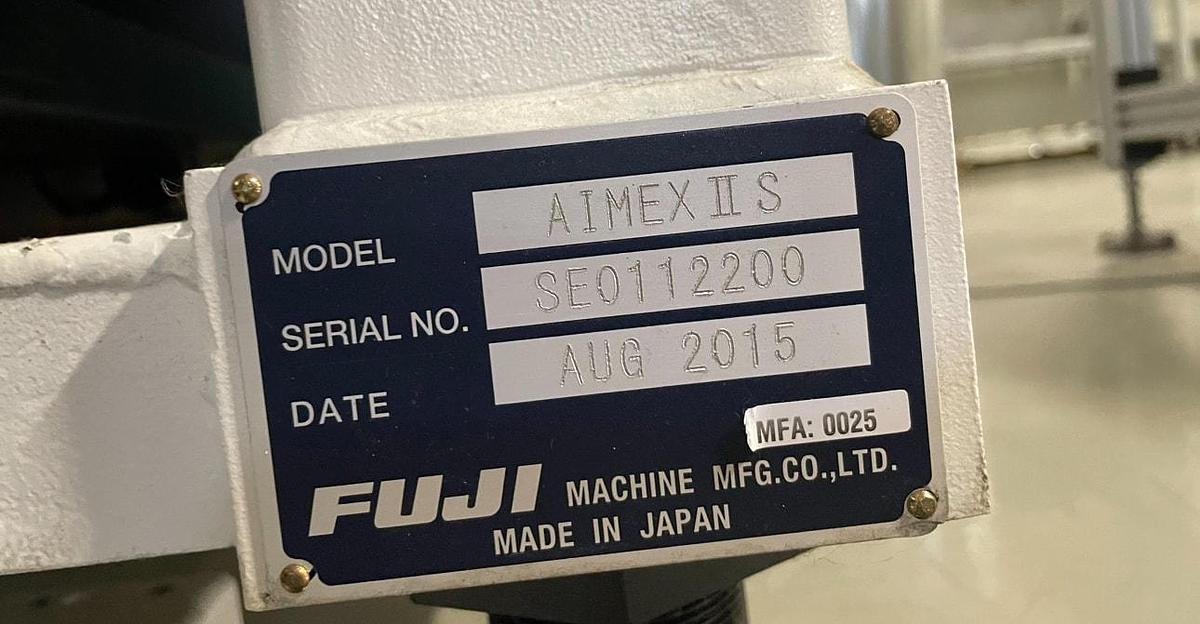 Used (SOLD) 2015 Fuji AIMEX II-s Flexible Placement Platform
