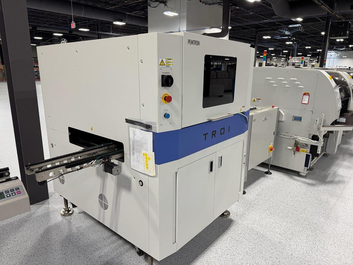 Used (SOLD) 2019 PEMTRON TROI-7700HXL Inline Solder Paste Inspection machine