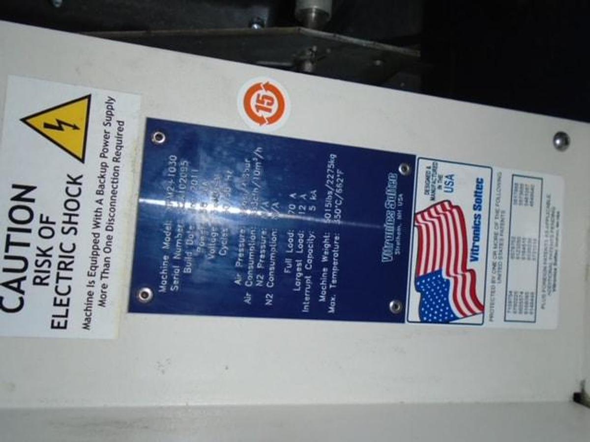Used (SOLD) 2011 Vitronics Soltec XPM2+ 1030 Nitrogen Reflow Oven