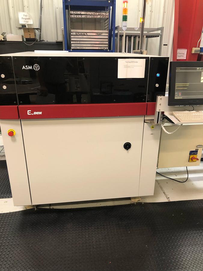 Used (SOLD) 2019 ASM-E by DEK Screen Printer