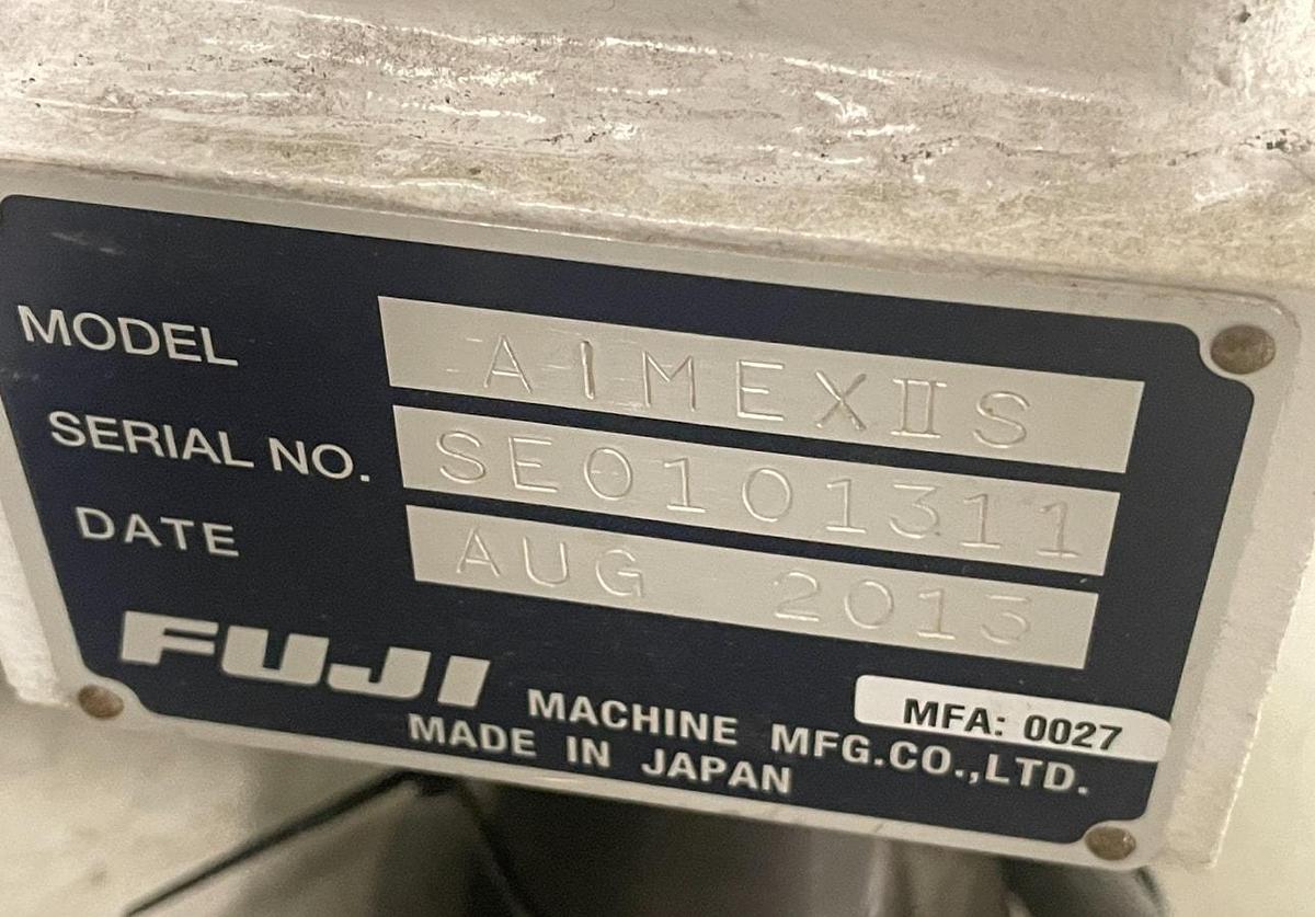 Used (SOLD) 2013 FUJI AIMEX II-S FLEXIBLE PLACEMENT PLATFORM