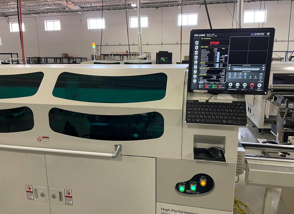 Used (SOLD) 2015 SJ InnoTech HPX-1300S Large Board Vision Screen Printer