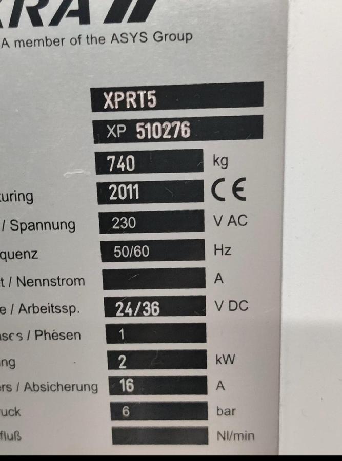 Used (SOLD) 2011 EKRA XPRT5 Screen Printer
