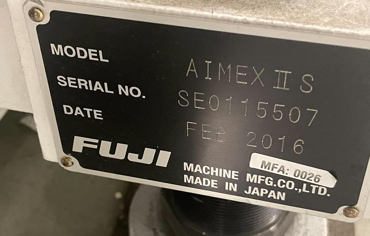 Used (SOLD) 2016 Fuji AIMEX II-S Large Board Flexible Placement Platform