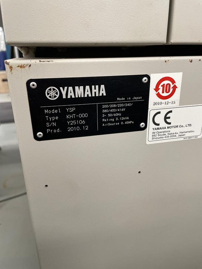 Used 2010 Yamaha YSP Screen Printer
