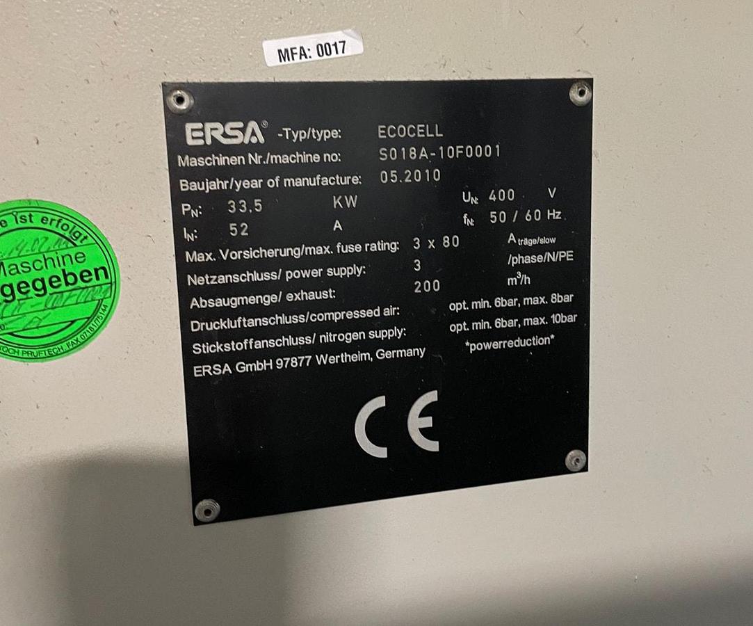 Used (SOLD) 2010 Ersa EcoCell High End Selective Solder System