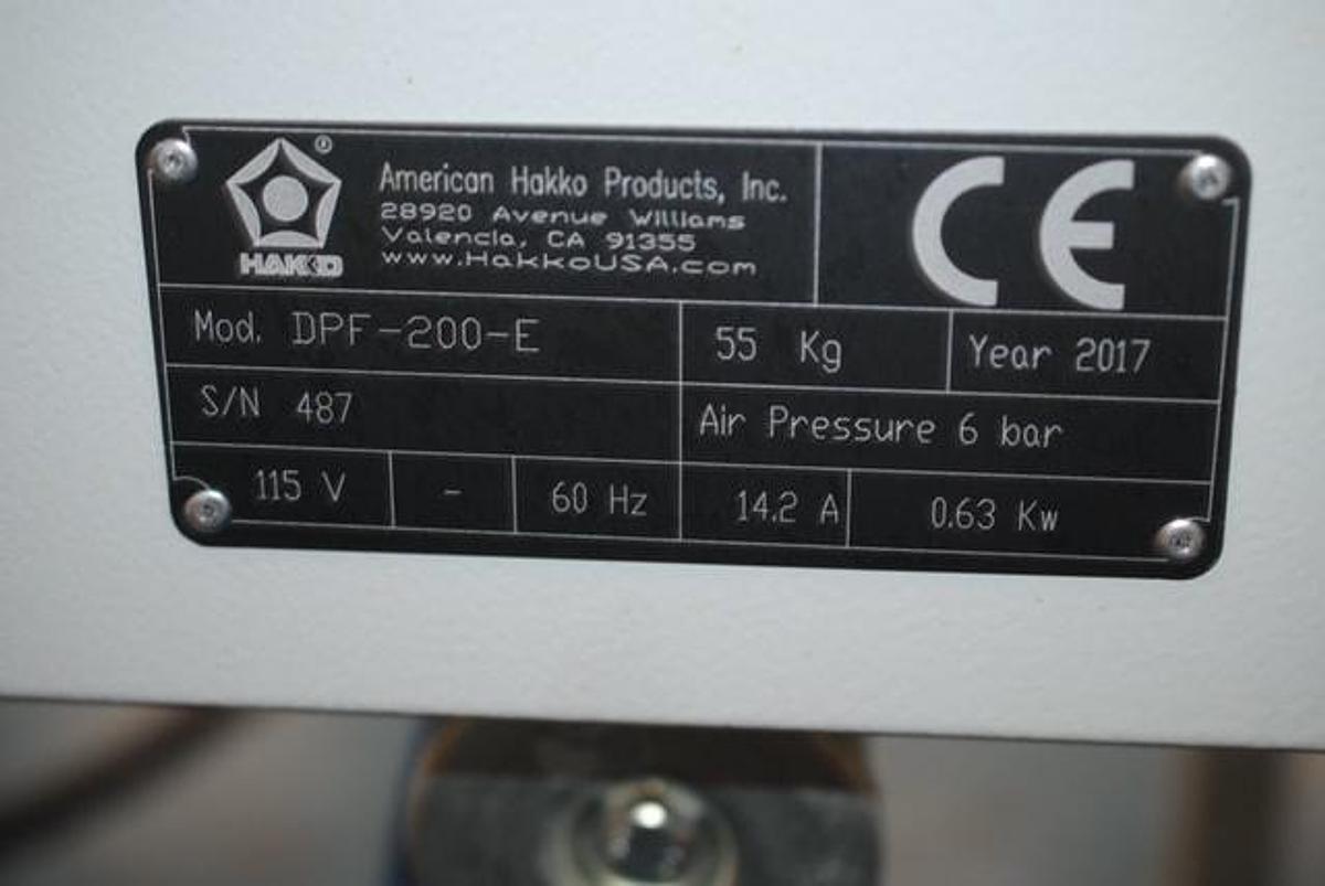 Used (SOLD) 2017 American Hakko Products DPF-200-E PCB Router